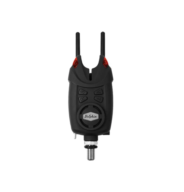 Delphin Optimo 9V 2+2+1 Funkbissanzeiger Komplettset mit Pendelbissanzeiger und Snag Ears Bite Alarm-Bissanzeiger & Bobbins-J...