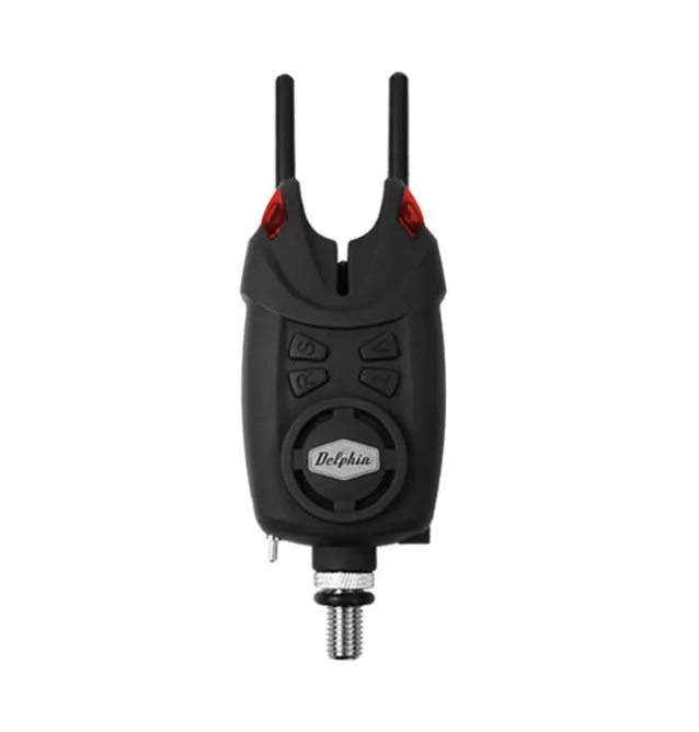Delphin Optimo 9V 2+2+1 Radio Bite Alarm Complete Set with Pendulum Bite Alarm and Snag Ears Bite Alarm-Bite Alarms & Bobbins...
