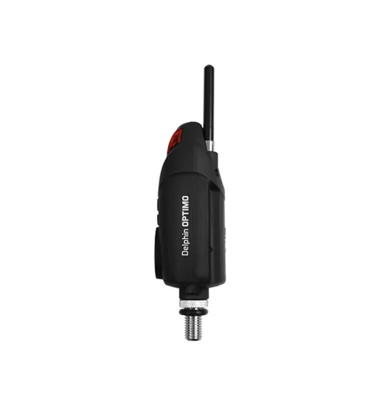 Delphin Optimo 9V 2+2+1 Funkbissanzeiger Komplettset mit Pendelbissanzeiger und Snag Ears Bite Alarm-Bissanzeiger & Bobbins-J...