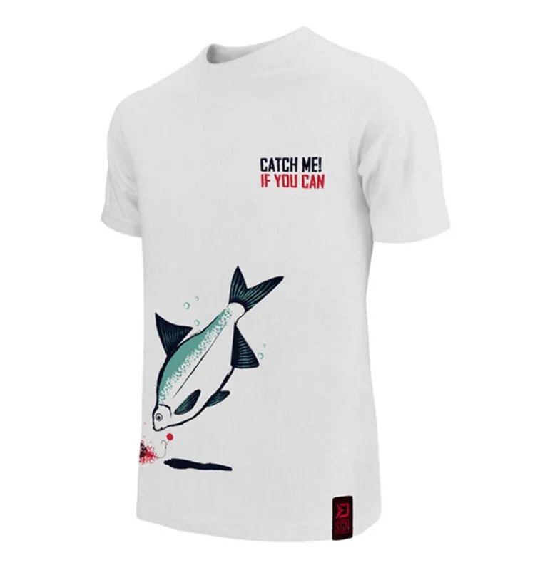 Delphin T-Shirt Catch me! Brachse Größe S Feeder Angelbekleidung-Hoodie, Shirts, Jacken & Co-JJ-Fishing