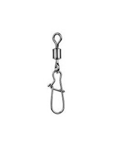 Delphin Rolling Swivel with Fastlock Snap B-01 Größe 8 Karabiner Wirbel-Swivels-JJ-Fishing