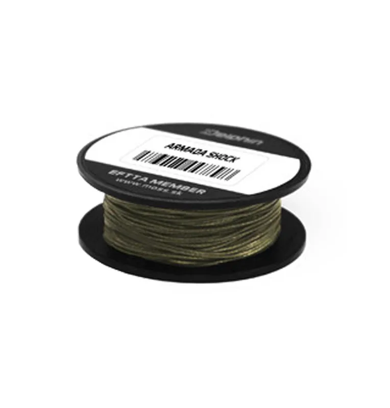 Delphin Armada Shock Line 0,30mm 68lb 20m grün Vorfachmaterial-Vorfachmaterial & Montage-Zubehör-JJ-Fishing