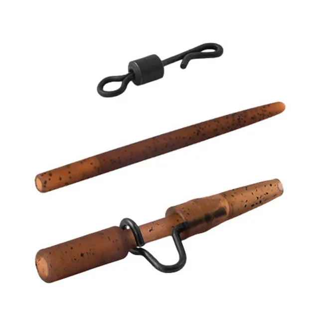 Delphin The End Safty Clip Rig Heavy-Quick 4 Stück G-Round-Vorfachmaterial & Montage-Zubehör-JJ-Fishing