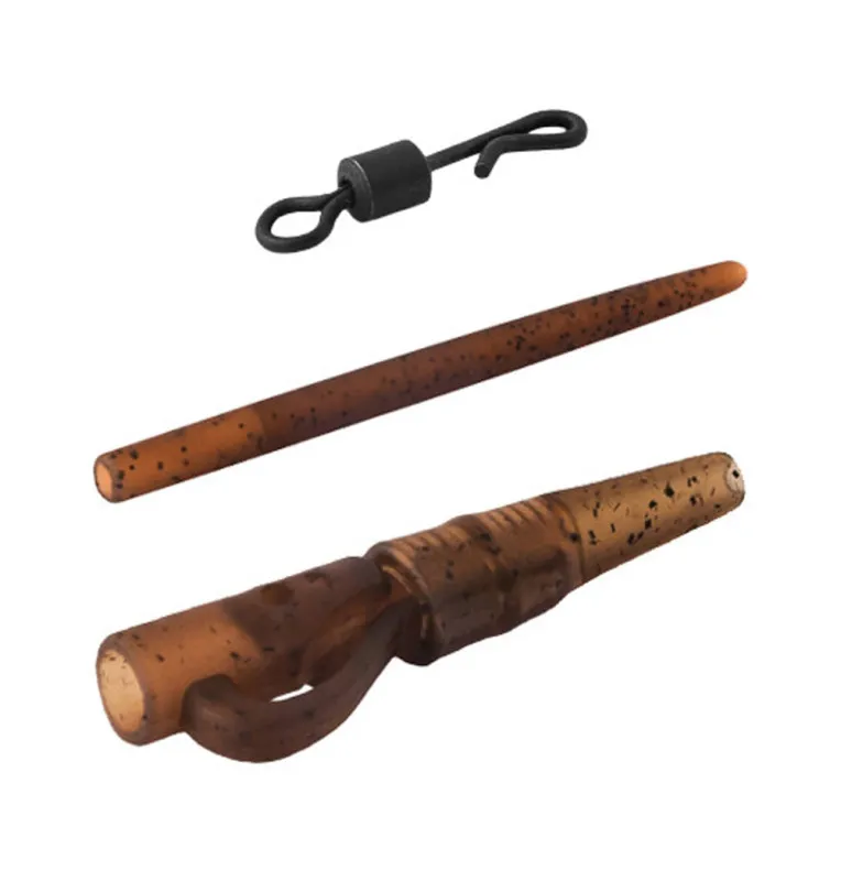 Delphin The End Safty Clip Rig Pin-Quick 5 Stück G-Round-Vorfachmaterial & Montage-Zubehör-JJ-Fishing