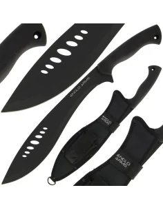 Anglo Arms Machete 004 - 20" Machete with Rubber Handle and Case (004)-Messer-JJ-Fishing