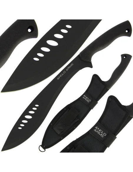 Anglo Arms Machete 004 - 20" Machete with Rubber Handle and Case (004)-Messer-JJ-Fishing