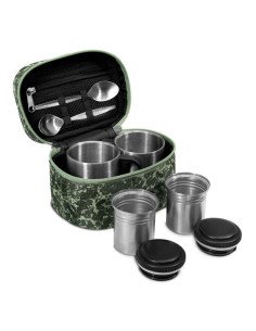 Delphin CoTEA Bag Camo C2G Kaffee & Tee Set mit Edelstahl Becher und Löffel-Outdoor Cooking-JJ-Fishing