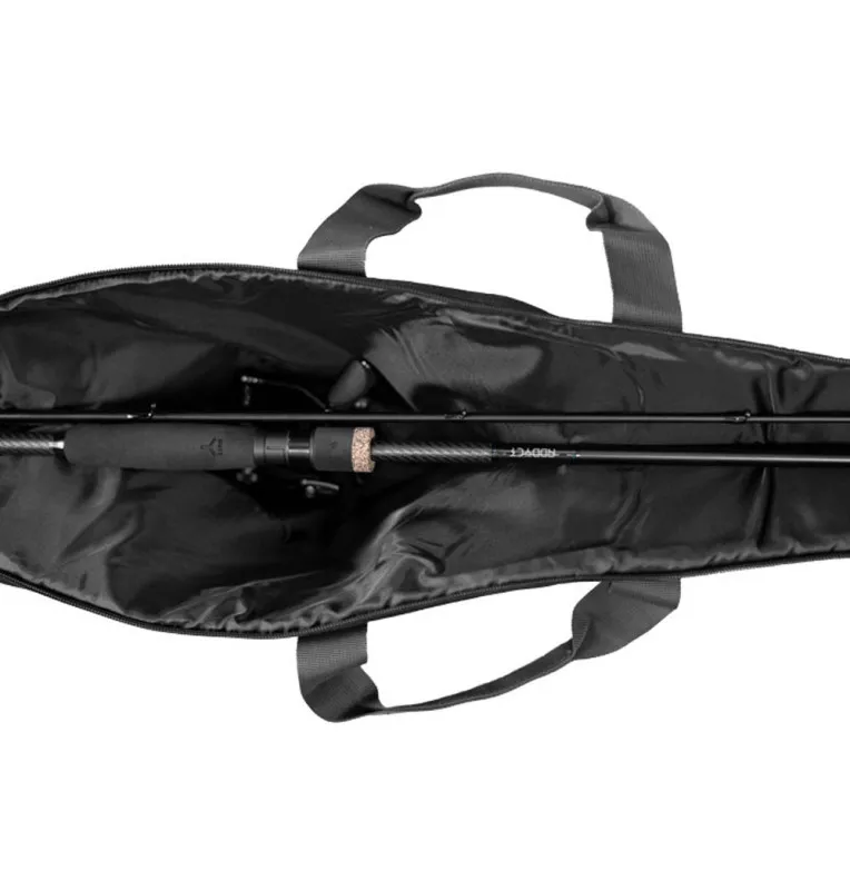 Delphin Dravec Soft 130cm Rutenfuteral Angelruten Tasche Black Orange Edition-Rod Cases-JJ-Fishing