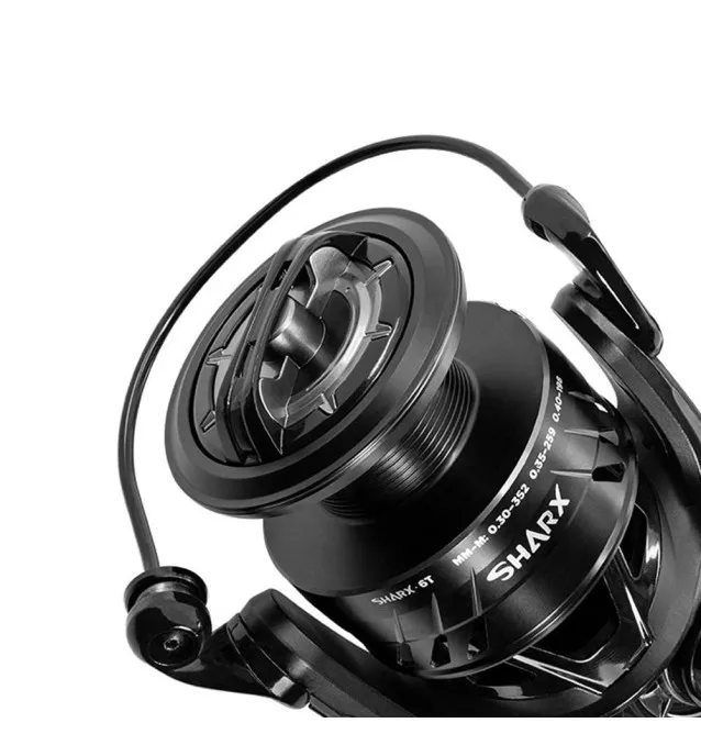 Delphin Sharx 6T Carbon Welsrolle Angelrolle Spinnrolle-Frontbrems-Rollen-JJ-Fishing