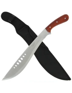 Anglo Arms Kukri Machete 572 - 20.75" Machete with Wooden Handle and Case (572)-Messer-JJ-Fishing 2