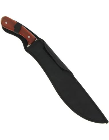 Anglo Arms Kukri Machete 572 - 20.75" Machete with Wooden Handle and Case (572)-Messer-JJ-Fishing