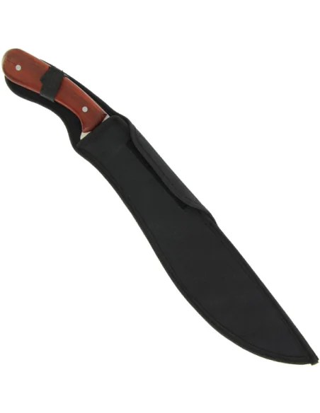 Anglo Arms Kukri Machete 572 - 20.75" Machete with Wooden Handle and Case (572)-Messer-JJ-Fishing