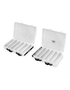 Delphin TBX Duo Kunstköderbox 210-12P Clip 210x165x40mm Tacklebox Köderbox transparent-Tackle Boxen-JJ-Fishing