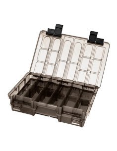 Delphin TBX Duo Kunstköderbox 274-11P Clip 274x180x63mm Tacklebox Köderbox Durchsichtig-Tackle Boxen-JJ-Fishing