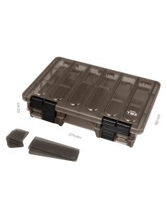 Delphin TBX Duo Kunstköderbox 274-11P Clip 274x180x63mm Tacklebox Köderbox Durchsichtig-Tackle Boxen-JJ-Fishing 2