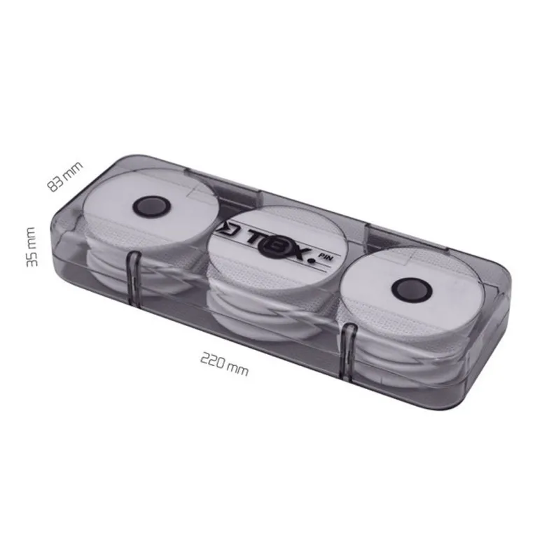 Delphin TBX Rig Zig Rig Box Kunstköderbox 220-6F Magnetic 220x83x35mm Tacklebox Köderbox transparent-Tackle Boxen-JJ-Fishing