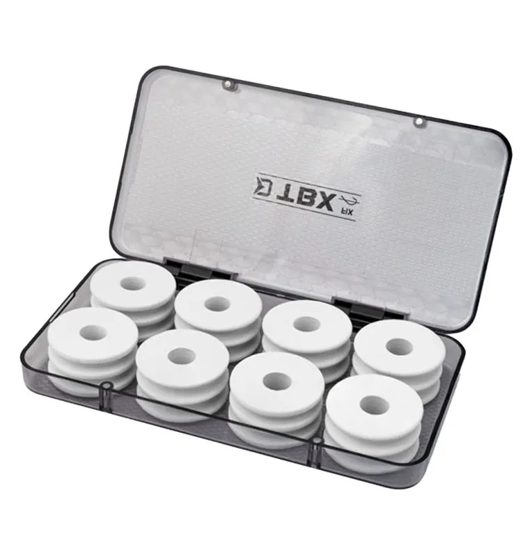 Delphin TBX Zig Rig Artificial Lure Box 220-8F Magnetic 220x112x30mm Tacklebox Bait Box transparent-Tackle Boxing-JJ-Fishing