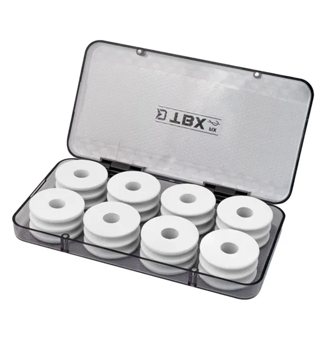 Delphin TBX Zig Rig Kunstköderbox 220-8F Magnetic 220x112x30mm Tacklebox Köderbox transparent-Tackle Boxen-JJ-Fishing