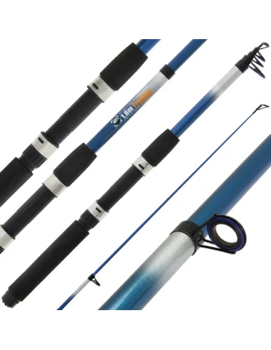 NGT Angling Pursuits Trekker Telescopic - 6ft (1.8m) Telescopic Fishing Rod (Glass)-Teleskopruten-JJ-Fishing