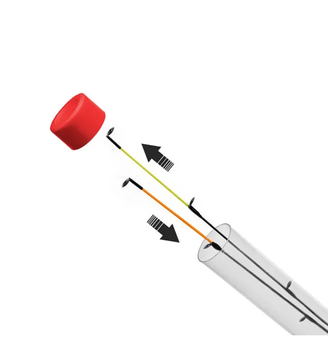 Delphin Feeder Transportbox für Feeder Spitzen 3x68cm transparent-Rutenzubehör-JJ-Fishing