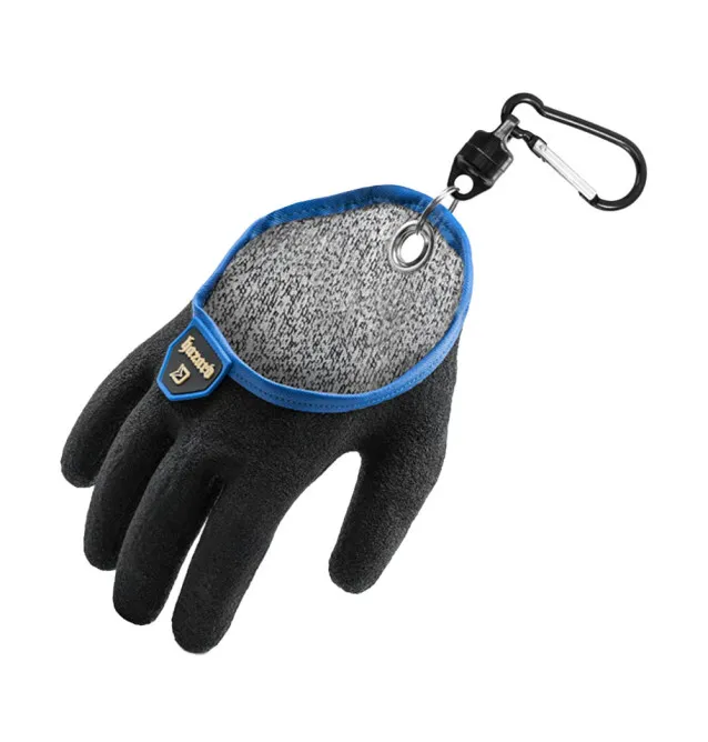 Delphin Hazard Waller Glove Right with magnetic closure Wels Glove Landing Glove-Masks, gloves & Co-JJ-Fishing