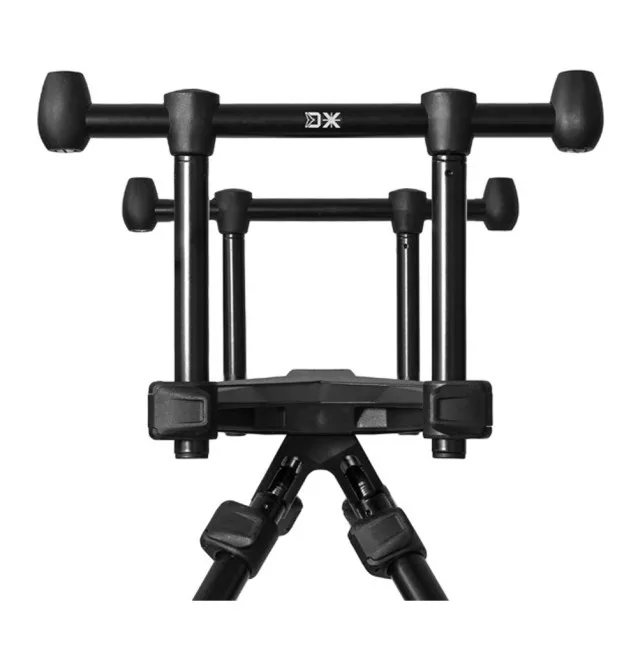Delphin Bronx 2G Stalx Rod Pod schwarz Rutenauflage British Style-Rod Pod´s, Banksticks & Buzzerbars-JJ-Fishing