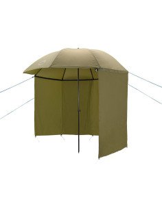 Delphin Monzun Master Regenschirm mit Seitenwand Angelschirm Extra Stabil mit Verankerungen-Schirme & Zelte-JJ-Fishing 2