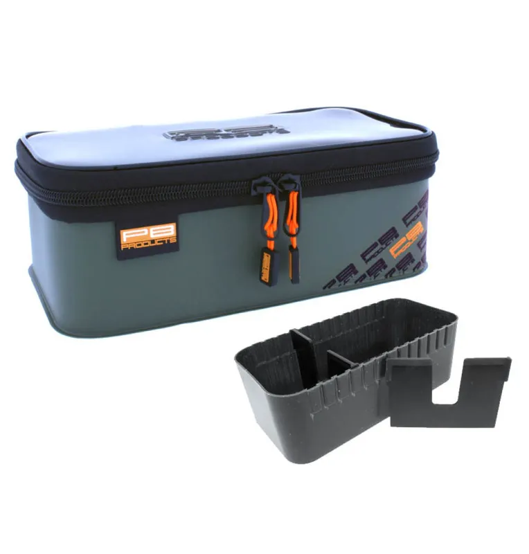 PB Products EVA H2O Proof End Tackle BaX 3 24,5x13x9cm grün feuchtigkeitsabweisend-Zubehörtaschen-JJ-Fishing