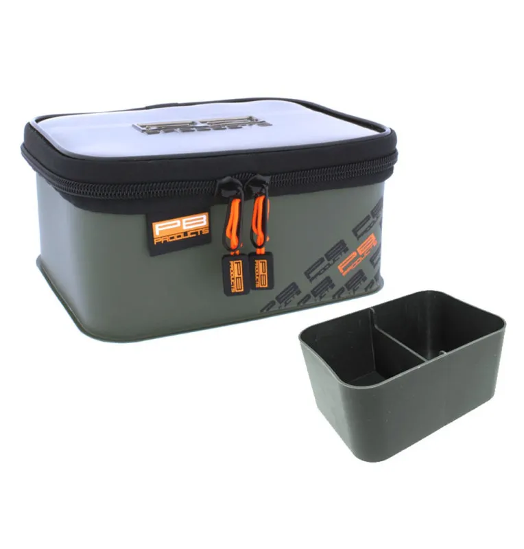 PB Products EVA H2O Proof End Tackle BaX Large 18,5x13,5x9cm green moisture repellent-Accessory Bags-JJ-Fishing