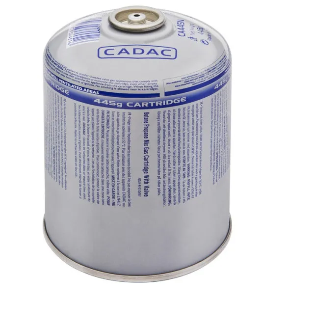 1x Cadac Gas Kartusche 445g Schraubgewinde für Camping Kocher Gewinde-Startseite-JJ-Fishing