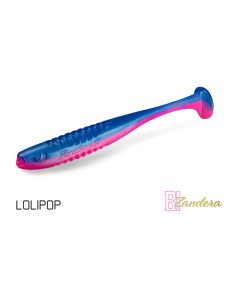 Delphin Bomb! Gummiköder Zandera UVs Lolipop 5 Stück 10cm Active Salted Gummifische Raubfisch Köder Soft Bait-Gummifische / G... 2