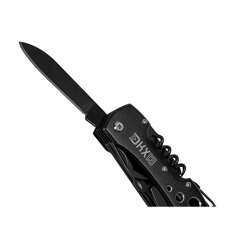 Delphin KNIFEX13 Taschenmesser Multifunktions Messer Knife 13 Tools Black Edition-Knife-JJ-Fishing