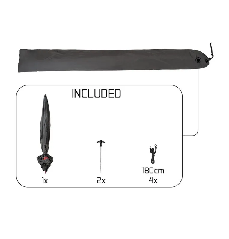 Delphin Atoma RaceShad Schirm 250cm Method Feeder Regenschirm-Schirme & Zelte-JJ-Fishing