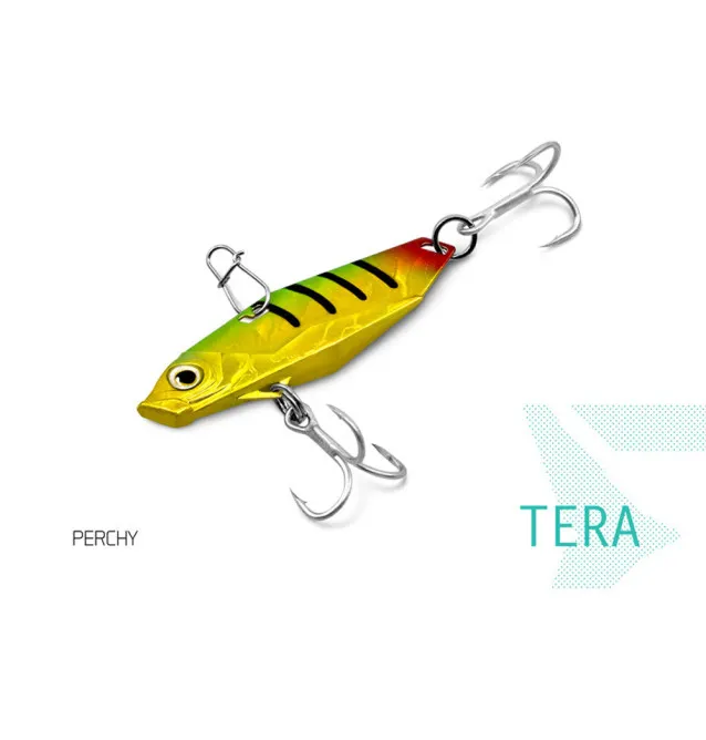 Delphin Tera Vibra-Köder 12g Hakengröße 8 Perchy Vibrations Wobbler / Blinker-Blinker / Spinnköder-JJ-Fishing