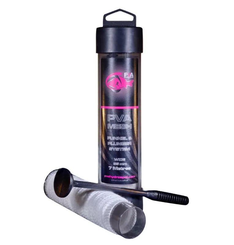 PVA Hydrospol PVA Mesh System 7m 35mm Slow Melt Reißfestes Material Wasserlöslich-PVA-JJ-Fishing