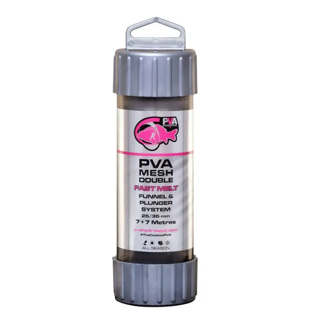 PVA Hydrospol Short 2 in 1 PVA Mesh System 7m-25mm & 7m-35mm Fast Melt Reißfestes Material Wasserlöslich-PVA-JJ-Fishing