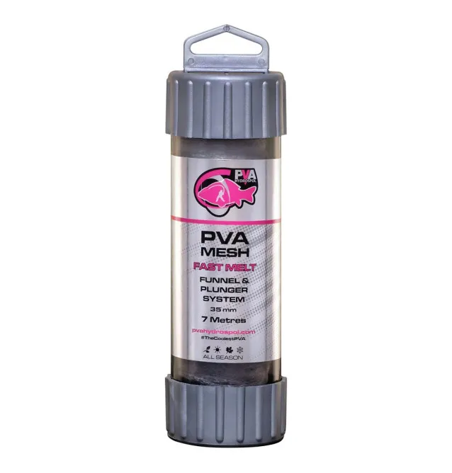 PVA Hydrospol Short PVA Mesh System 7m 35mm Fast Melt Reißfestes Material Wasserlöslich-PVA-JJ-Fishing