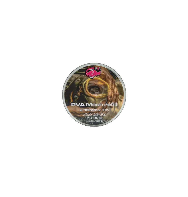 PVA Hydrospol PVA Mesh Refill 7m 15mm Slow Melt Reißfestes Material Wasserlöslich-PVA-JJ-Fishing