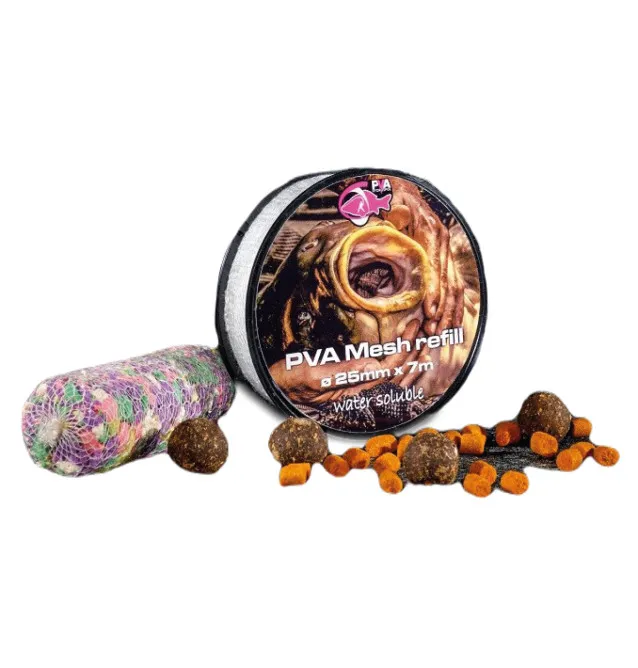 PVA Hydrospol PVA Mesh Refill 7m 25mm Slow Melt Reißfestes Material Wasserlöslich-PVA-JJ-Fishing