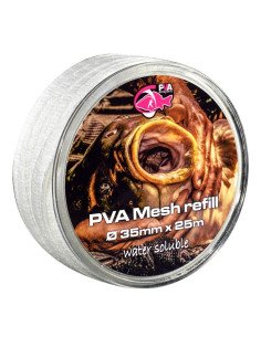 PVA Hydrospol PVA Mesh Refill 25m 35mm Slow Melt Reißfestes Material Wasserlöslich-PVA-JJ-Fishing