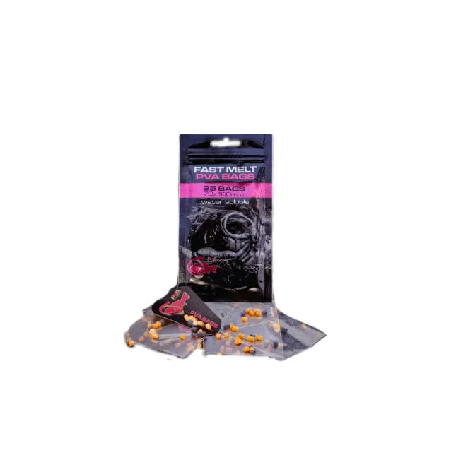 PVA Hydrospol PVA Bags 70x100mm 25 Stück Wasserlösliche Beutel-PVA-JJ-Fishing