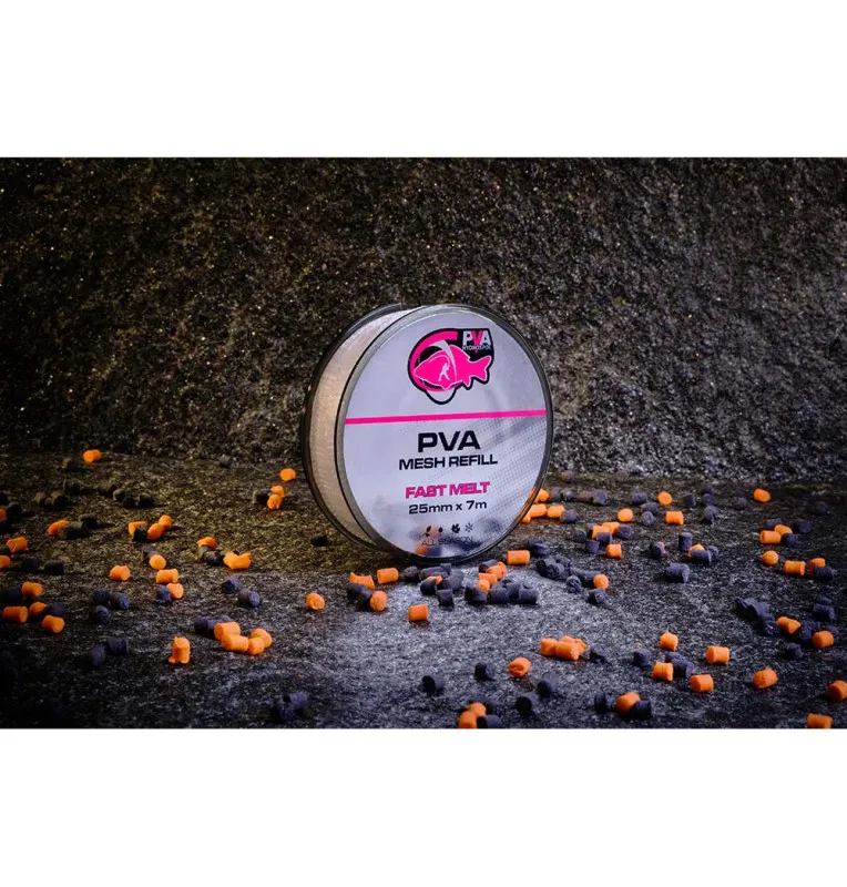 PVA Hydrospol PVA Mesh Refill 7m 25mm Fast Melt Reißfestes Material Wasserlöslich-PVA-JJ-Fishing