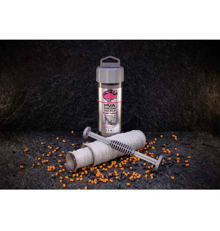 PVA Hydrospol Short 2 in 1 PVA Mesh System 7m-25mm & 7m-35mm Fast Melt Reißfestes Material Wasserlöslich-PVA-JJ-Fishing