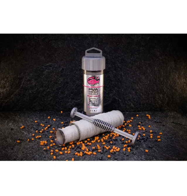 PVA Hydrospol Short 2 in 1 PVA Mesh System 7m-25mm & 7m-35mm Fast Melt Reißfestes Material Wasserlöslich-PVA-JJ-Fishing