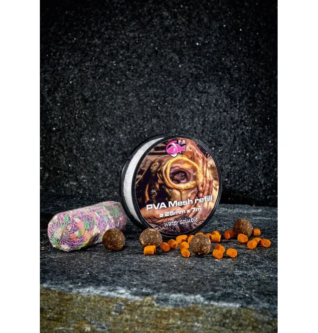 PVA Hydrospol PVA Mesh Refill 25mm Slow Melt 7m Reißfestes Material Wasserlöslich-PVA-JJ-Fishing