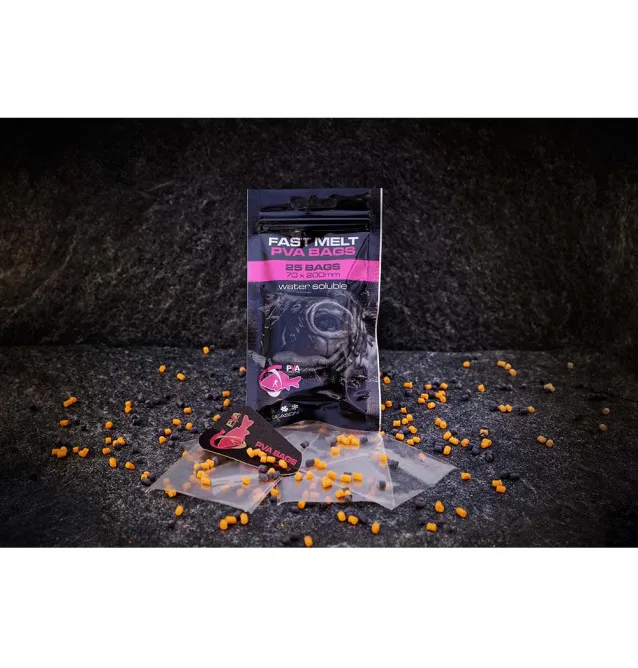 PVA Hydrospol PVA Bags 200x70mm 25 Stk. Wasserlösliche Beutel-PVA-JJ-Fishing