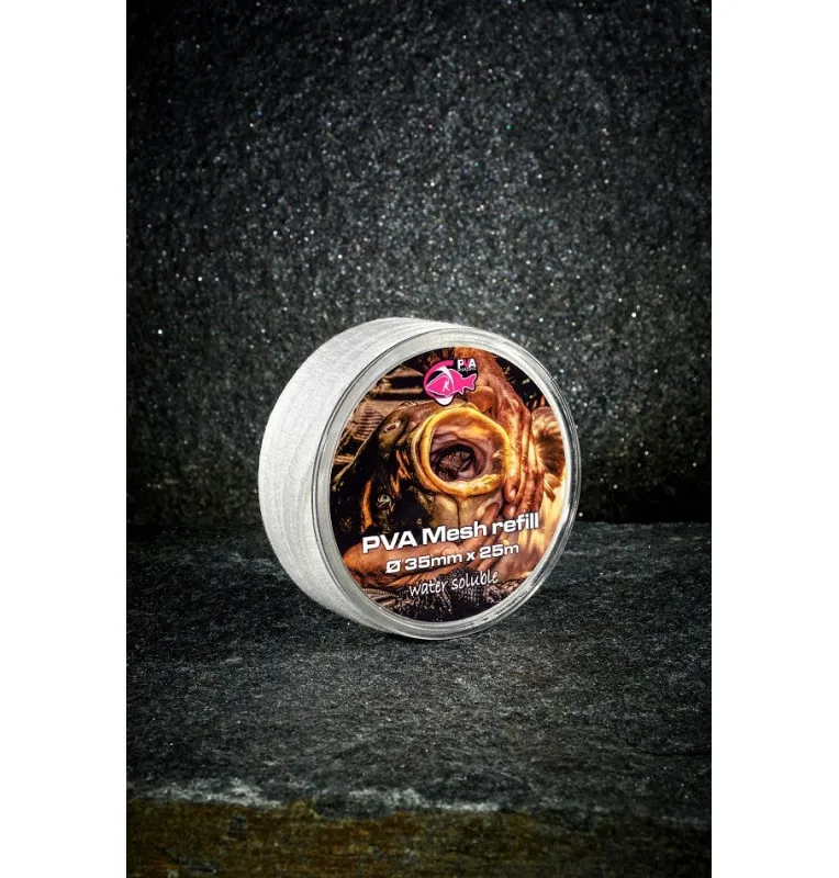 PVA Hydrospol PVA Mesh Refill 25m 35mm Slow Melt Reißfestes Material Wasserlöslich-PVA-JJ-Fishing