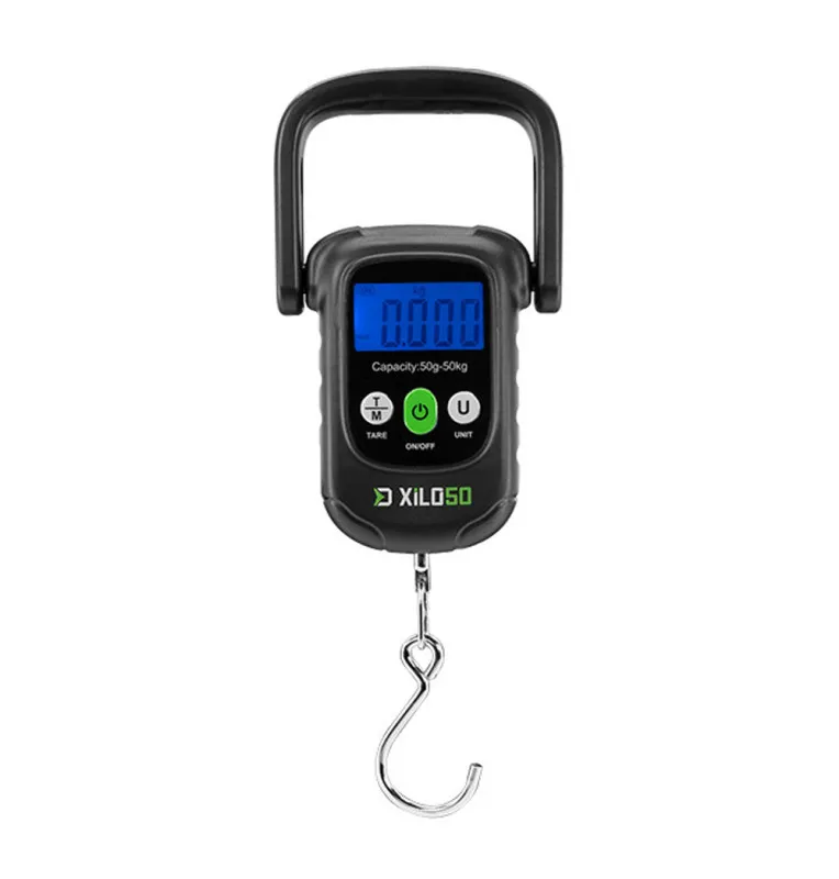 Delphin Digitalwaage XILO 50 bis 50kg Scale-Abhakmatten & Wiegeschlingen-JJ-Fishing