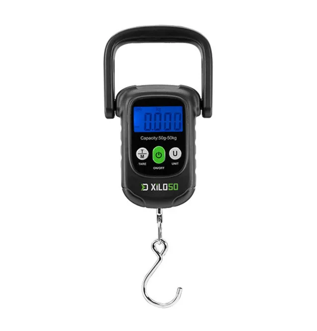 Delphin Digitalwaage XILO 50 bis 50kg Scale-Abhakmatten & Wiegeschlingen-JJ-Fishing
