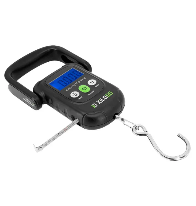 Delphin Digitalwaage XILO 50 bis 50kg Scale-Abhakmatten & Wiegeschlingen-JJ-Fishing